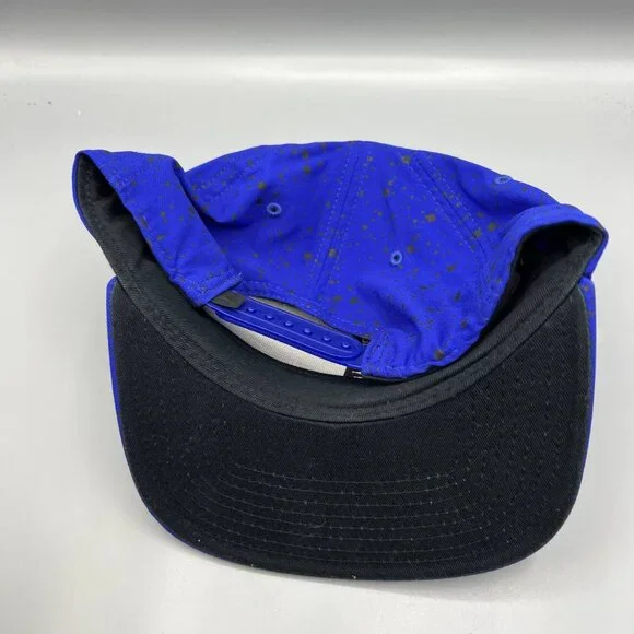 Air Jordan Hat Men Blue Black Speckled‎ Print Jumpman Snap Back Cap